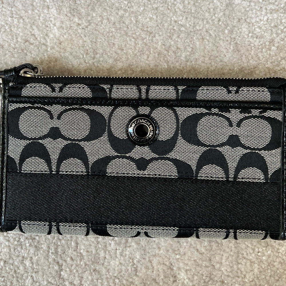 Coach Signature Monogrammed Wallet/Wristlet